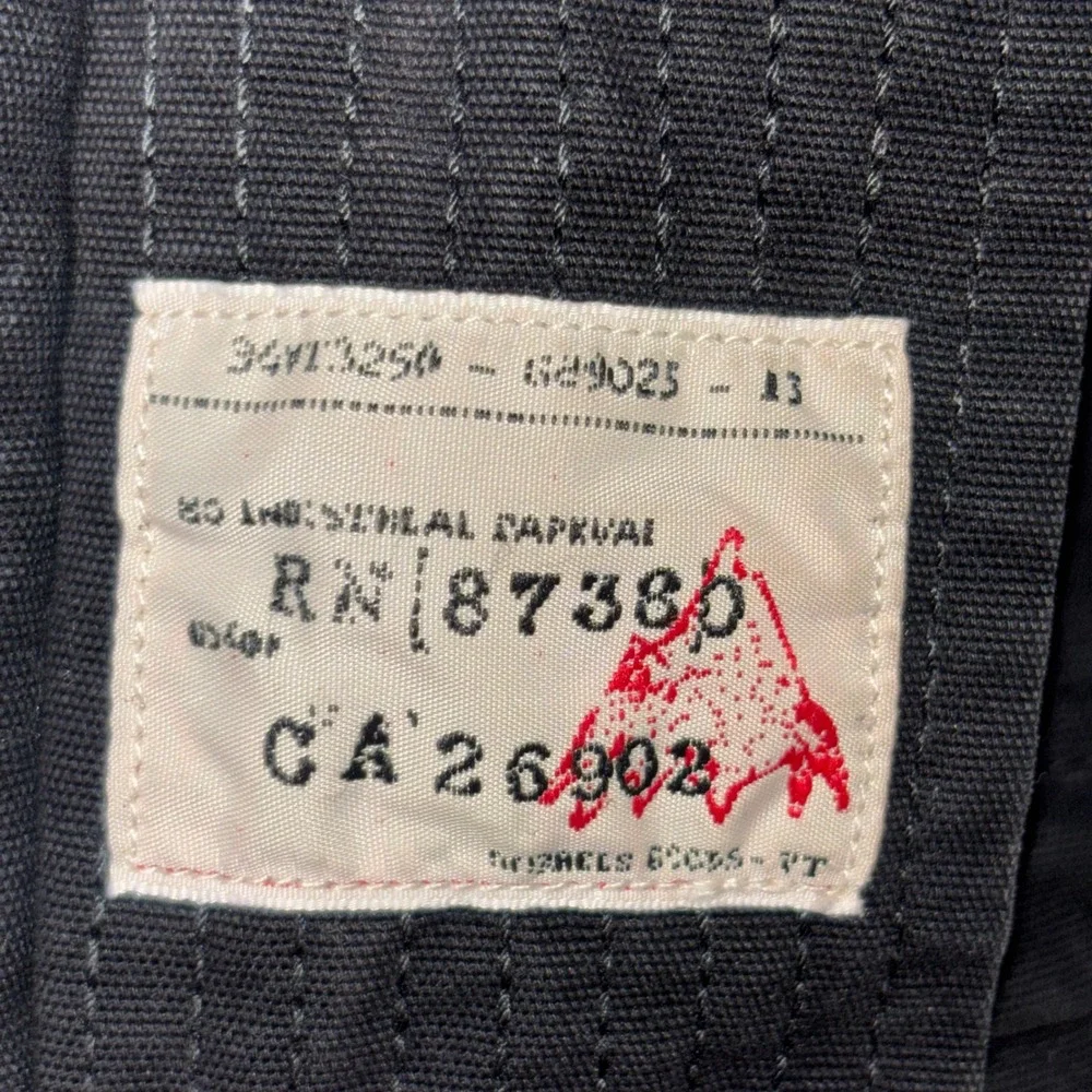 Burton‎ Durable Goods Mens S Black Hooded Parka Jacket Canvas Quilted Lining